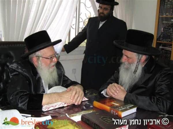 הגרא"מ קעניג מצפת ביקר ביבנאל עיר ברסלב • גלריה