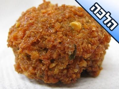 מה מברכים על כדורי פלאפל?