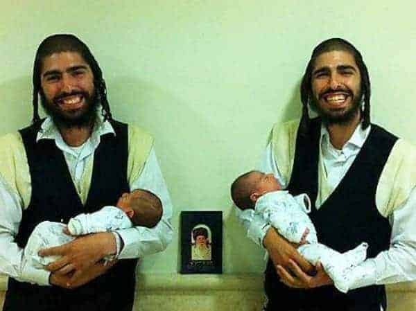 תקדים עולמי: תאומות נישאו לתאומים וילדו בהפרש של 20 דקות 10