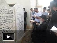 הצדיק נשא תפילה בקברי משפחה ובכותל המערבי ושב לארה"ב