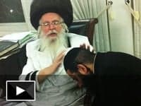 צפו: רביד נגר שבת ביבנאל וקיבל את ברכת הצדיק