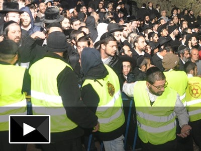 צפו: הטלוויזיה הישראלית בסיקור הלוויתו של הצדיק מיבנאל זצוק"ל