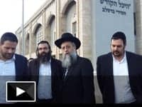 האדמו"ר מלעלוב בציון מוהרא"ש: "באתי לשאוב קדושה"