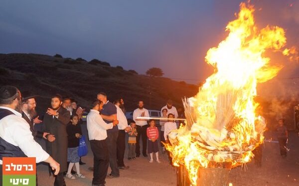 ההדלקה לכבוד הרשב"י בציונו של מוהרא"ש ביבנאל תשע"ט