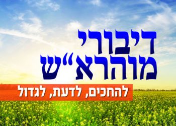דיבורי מוהרא"ש – וישלח תשע"ג