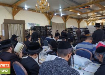 המונים מכל רחבי הארץ הגיעו ב'זאת חנוכה' לציון כ"ק מרן מוהרא"ש זי"ע.