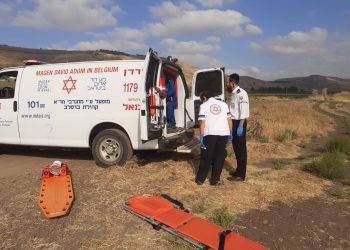 'הצלה יבנאל' באירוע חבלת ראש בשדות יבנאל