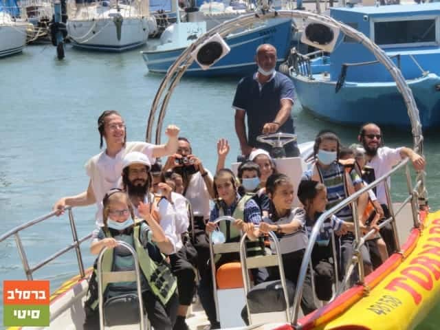 משפחות אנ"ש בטיול מאורגן לשיט בים התיכון 12