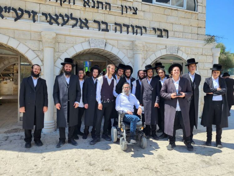 אברכי כולל "תפארת בנימין" ביום גיבוש מרענן ורטוב!