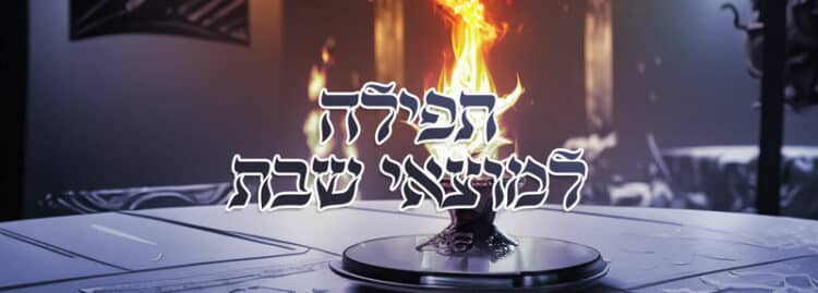 תפילה למוצאי שבת – מרבי לוי יצחק מברדיטשוב