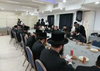 מסיבת הכרת הטוב של אברכי אנ"ש בנר חמישי של חנוכה