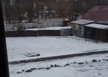 גלריה מושלגת מציון מוהרנ"ת ז"ל בעיר ברסלב ביום ההילולא – עשרה בטבת